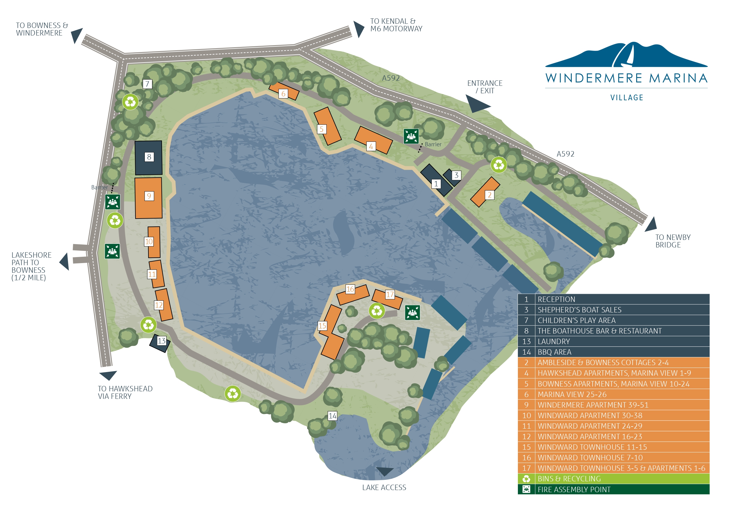 Facilities Windermere Marina Village